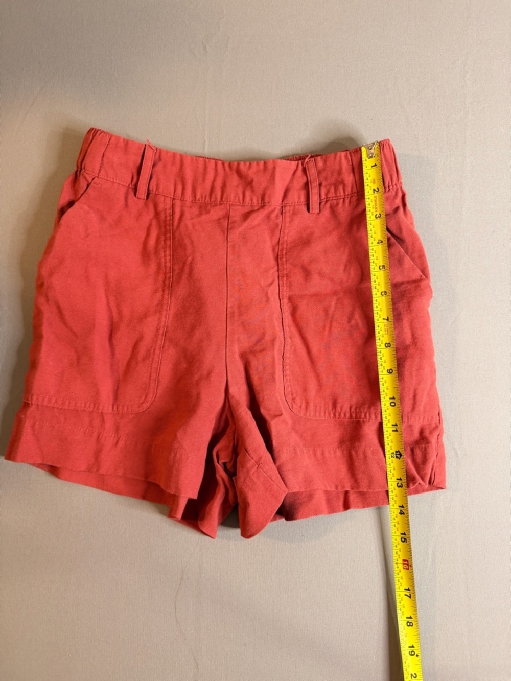 A New Day Women’s High-Rise Pull On Shorts In Terracotta Color Size XS - Picture 3 of 7